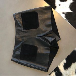 Bb Dakota Leather Shorts